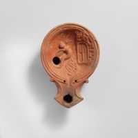 Free download Terracotta volute-lamp with sea monster free photo or picture to be edited with GIMP online image editor