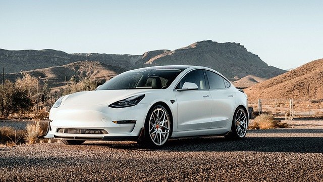 Free download tesla car road white car vehicle free picture to be edited with GIMP free online image editor