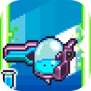 Test Subject Blue Game Collect enzymes and create chemical reactions!  screen for extension Chrome web store in OffiDocs Chromium