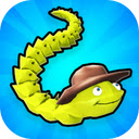 TexasWorm.io Devour everything and dominate the western village!  screen for extension Chrome web store in OffiDocs Chromium