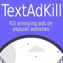 TextAdKill  screen for extension Chrome web store in OffiDocs Chromium