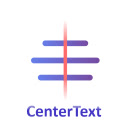 Text Centerer  screen for extension Chrome web store in OffiDocs Chromium