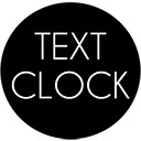 Text Clock  screen for extension Chrome web store in OffiDocs Chromium