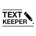Text Keeper  screen for extension Chrome web store in OffiDocs Chromium