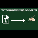 Text to Handwriting Converter  screen for extension Chrome web store in OffiDocs Chromium