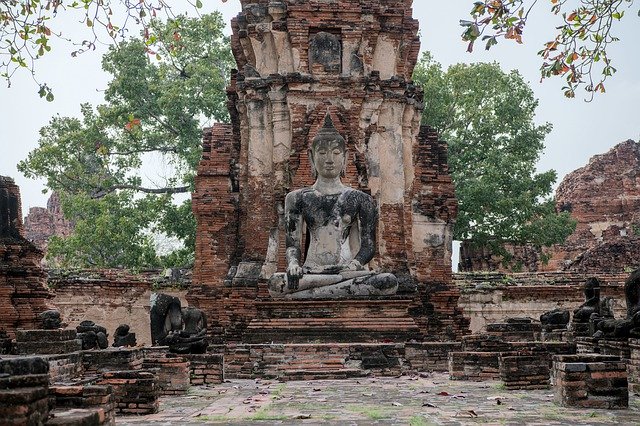 Free download Thailand Ayutthaya Ruins -  free photo or picture to be edited with GIMP online image editor