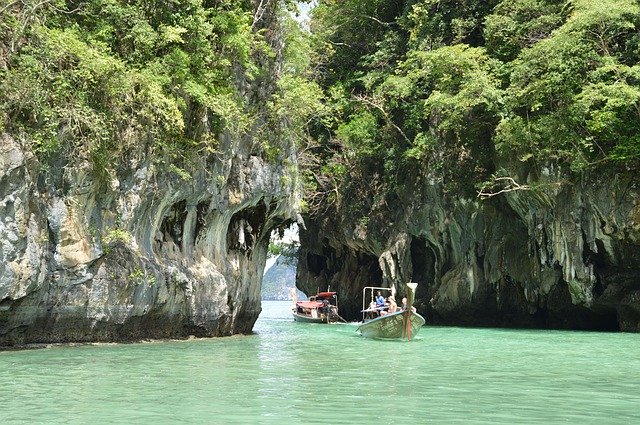 Free download Thailand Boats Krabi -  free photo or picture to be edited with GIMP online image editor