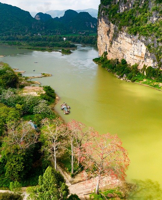 Free download thanh hoa river vietnam scenery free picture to be edited with GIMP free online image editor