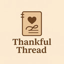 Thankful Threads  screen for extension Chrome web store in OffiDocs Chromium