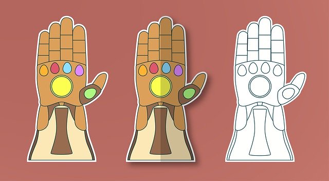 Free download Thanos Glove Endgame Stone -  free illustration to be edited with GIMP free online image editor