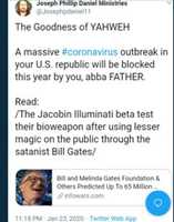 Free download The 2020 Corona Virus Prophecy free photo or picture to be edited with GIMP online image editor