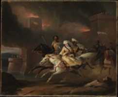 Free download The Abduction of Rebecca by a Knight Templar free photo or picture to be edited with GIMP online image editor