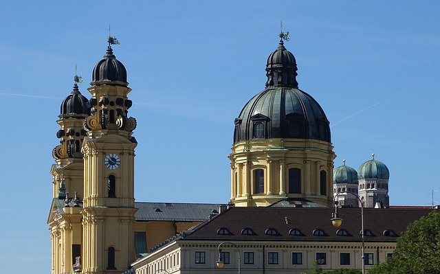 Free download Theatinerkirche Church -  free photo or picture to be edited with GIMP online image editor