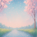 The Blossom Rain  screen for extension Chrome web store in OffiDocs Chromium