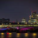 The bridge and the purple lights  screen for extension Chrome web store in OffiDocs Chromium