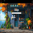 The Cafe  screen for extension Chrome web store in OffiDocs Chromium