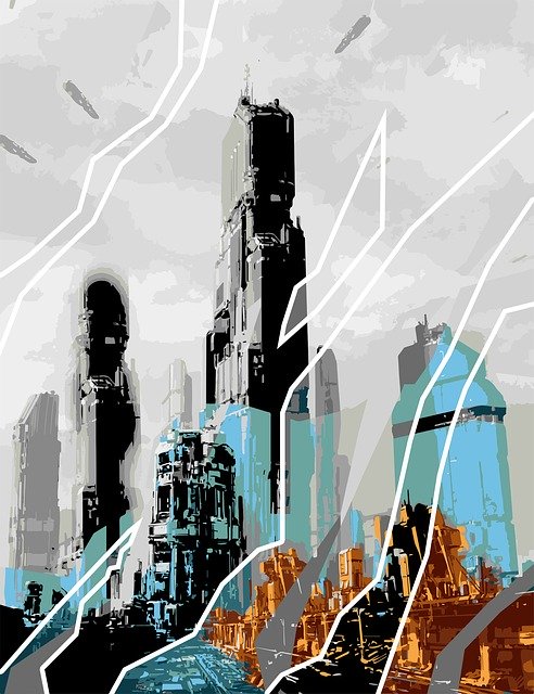 Free download The City Of Future Collage -  free illustration to be edited with GIMP free online image editor