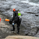 The diver and the red flag  screen for extension Chrome web store in OffiDocs Chromium