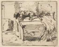 Free download The Dog on the Kennel free photo or picture to be edited with GIMP online image editor