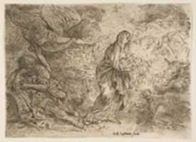 Free download The dream of Joseph, who is sleeping while an angel points to him the Virgin holding the Child free photo or picture to be edited with GIMP online image editor