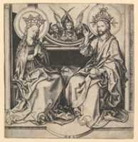 Free download The Enthronement of the Virgin free photo or picture to be edited with GIMP online image editor
