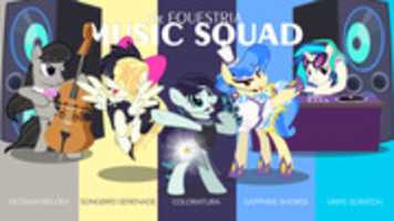 Free download the_equestria_music_squad_by_jhayarr23_dbcfmlr free photo or picture to be edited with GIMP online image editor