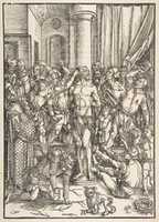 Free download The Flagellation, from The Large Passion free photo or picture to be edited with GIMP online image editor