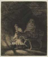 Free download The Flight into Egypt: a Night Piece free photo or picture to be edited with GIMP online image editor