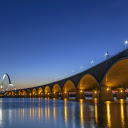 The foot of the bridge glows brightly  screen for extension Chrome web store in OffiDocs Chromium