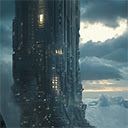 The Giant Tower By The Sea Interface On BFlix Movie  screen for extension Chrome web store in OffiDocs Chromium