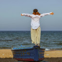 The girl spread her arms  screen for extension Chrome web store in OffiDocs Chromium