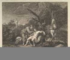 Free download The Good Samaritan (St. Luke, Ch. X, ver. 30) free photo or picture to be edited with GIMP online image editor