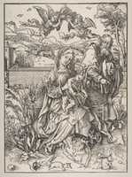 Free download The Holy Family with Three Hares free photo or picture to be edited with GIMP online image editor