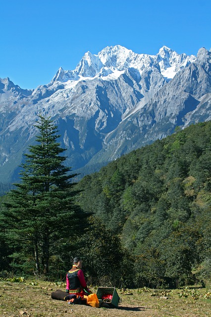 Unduh gratis Gunung Salju Naga Giok - foto atau gambar gratis untuk diedit dengan editor gambar online GIMP