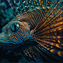 The lionfish shows off its yellow  screen for extension Chrome web store in OffiDocs Chromium