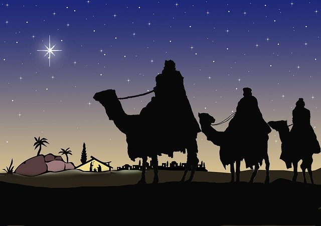 Free download The Magi Comet Christmas -  free illustration to be edited with GIMP free online image editor