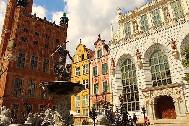 Free download The Market Gdańsk City Old -  free photo or picture to be edited with GIMP online image editor