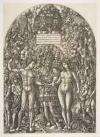 Free download The Marriage of Adam and Eve, from The Apocalypse free photo or picture to be edited with GIMP online image editor