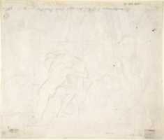 Free download The Martyrdom of the seven brothers; verso: Sketch of two men wrestling (?) free photo or picture to be edited with GIMP online image editor