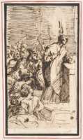 Free download The Miraculous Mass of Saint Martin of Tours with the Apparition of a Ball of Fire above His Head free photo or picture to be edited with GIMP online image editor