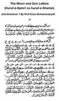Free download The Moon And Sun Letters ( Huruf E Qamri Vo Huruf E Shamsi) free photo or picture to be edited with GIMP online image editor