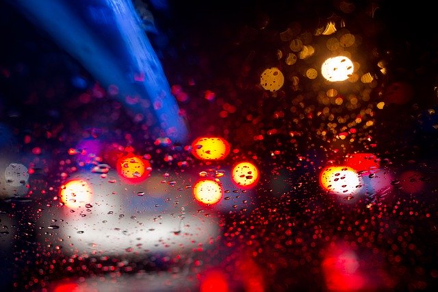 Free download The Night Rain Water Drops -  free photo or picture to be edited with GIMP online image editor