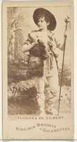 Free download Theodora de Gilbert, from the Actors and Actresses series (N45, Type 1) for Virginia Brights Cigarettes free photo or picture to be edited with GIMP online image editor