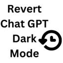 The old chat gpt dark mode  screen for extension Chrome web store in OffiDocs Chromium