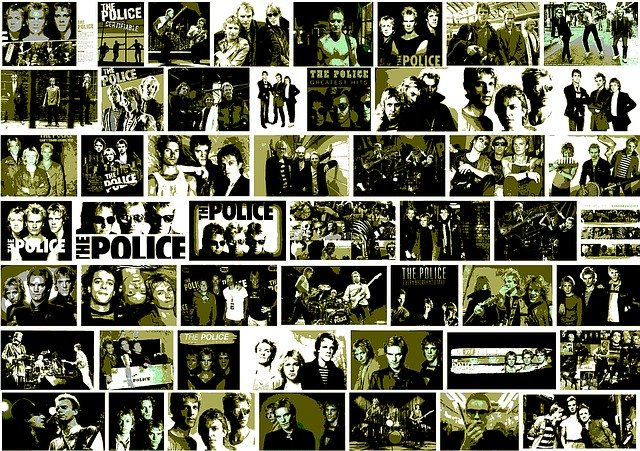 Free download The Police Music -  free illustration to be edited with GIMP free online image editor