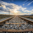 The railway tracks far into the horizon  screen for extension Chrome web store in OffiDocs Chromium