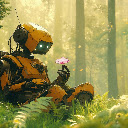 The Robot in Enchanted Forest  screen for extension Chrome web store in OffiDocs Chromium