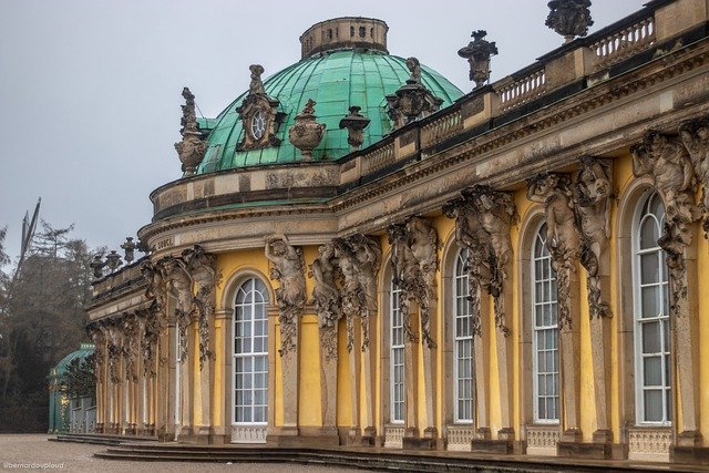 Free download the schloss sanssouci segmented free picture to be edited with GIMP free online image editor