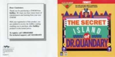 Free download The Secret Island of Dr.Quandary Cover and Disc free photo or picture to be edited with GIMP online image editor