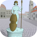 The Secret Of Tetrapylae Game Uncover the mysteries of a medieval city!  screen for extension Chrome web store in OffiDocs Chromium